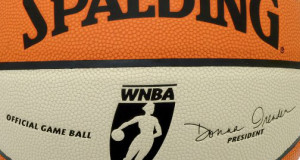 Spalding women's basketball standard equipment for WNBA basketball ball