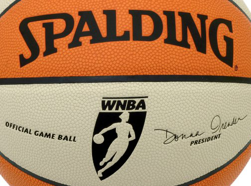 Spalding women's basketball standard equipment for WNBA basketball ball