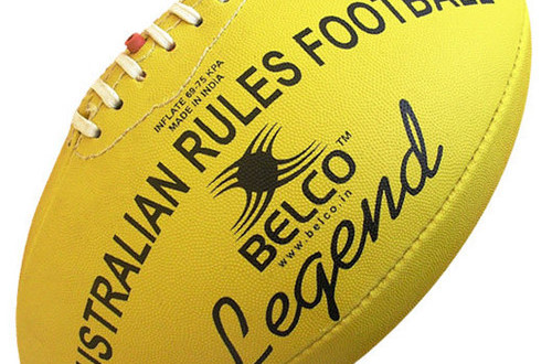 Australian Rules Football Legend yellow Australian football ball standard equipment for Australian football