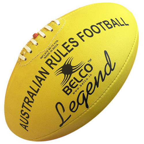 Australian Rules Football Legend yellow Australian football ball standard equipment for Australian football