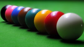 English Snooker Balls are not Numbered
