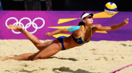 Olympic Beach Volleyballs Are Bright