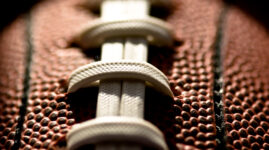 Football With a White Stripe for NCAA