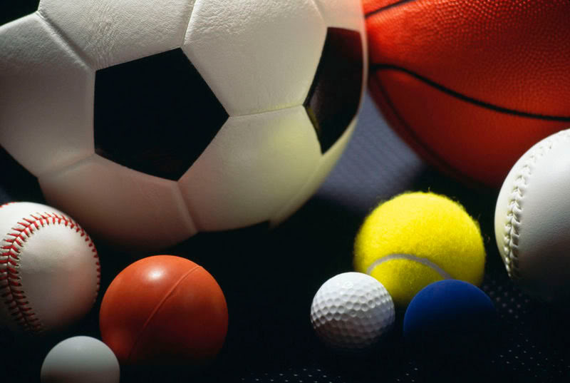 balls of all sports laying on the ground soccer ball basketball baseball golf ball tennis ball softball ball ping pong ball handball ball