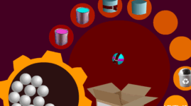 Game Using Virtual Ping Pong Balls