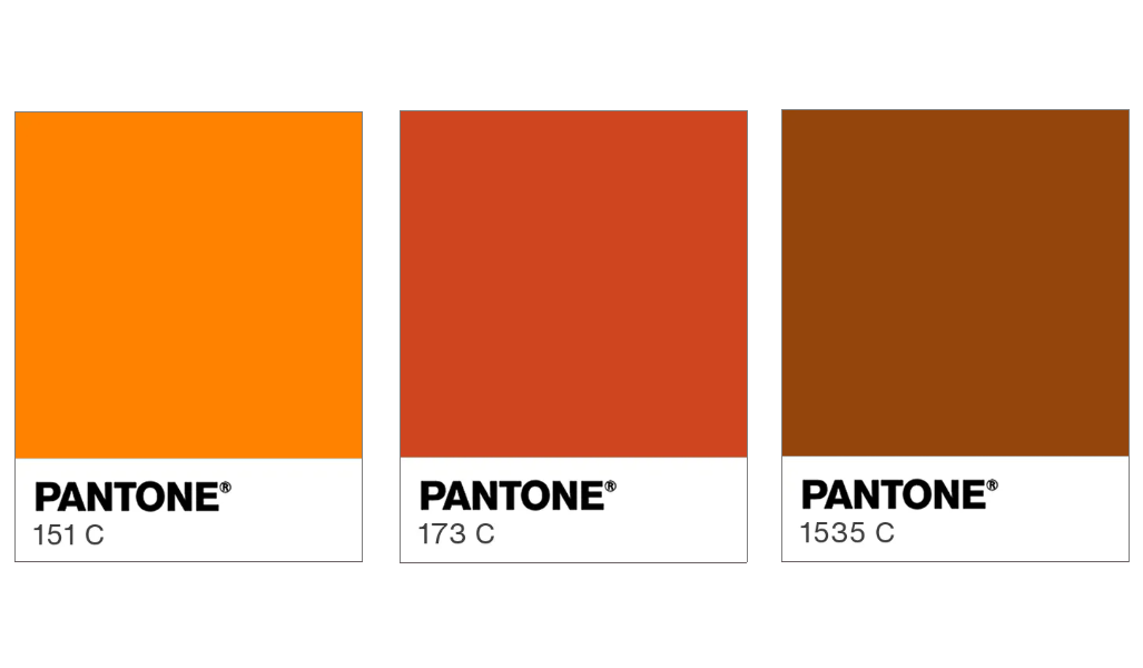 Pantone 151, Pantone 173 and Pantone 1535 are the three colors allowed for college basketballs